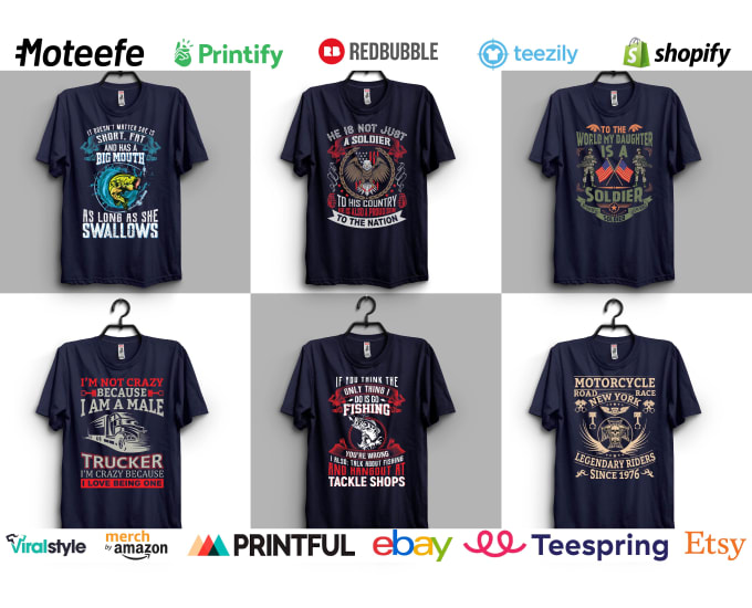 Create best selling t shirt and graphic t shirt designs within 3 hours ...