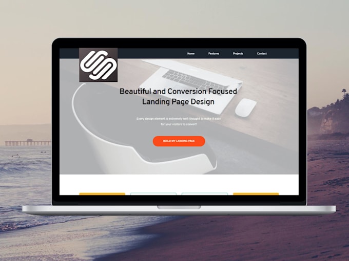 create modern, beautiful squarespace website design