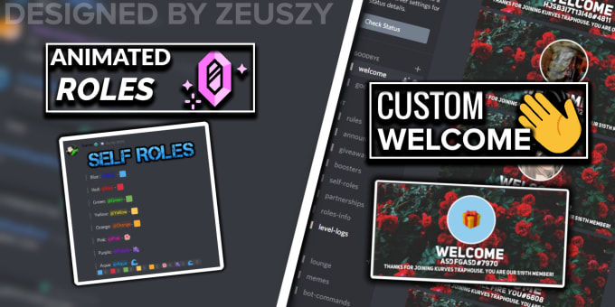 Create A Professional Discord Server By Zeuszy - roblox developer discord servers roblox outfit generator