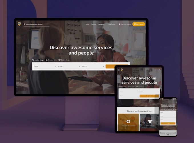 design and develop a responsive website with  wordpress