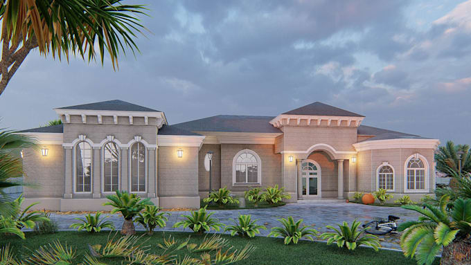 do realistic architectural rendering animation modeling