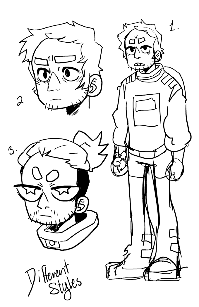 illustrate cartoon character designs
