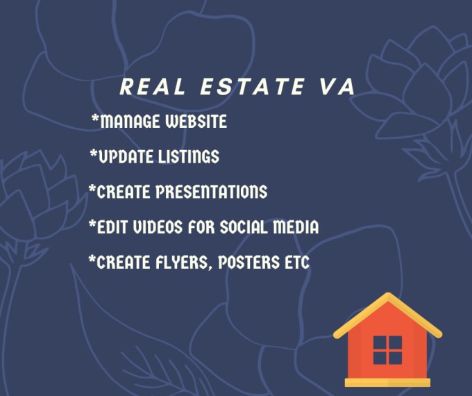 be real estate virtual assistant for your time consuming tasks