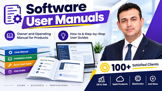 write a clear user manual or product guide for your customers