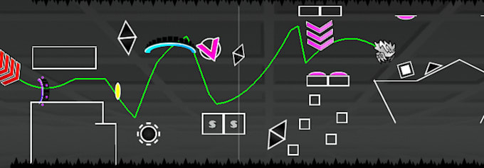 Create a geometry dash layout for you by Jarringlake | Fiverr