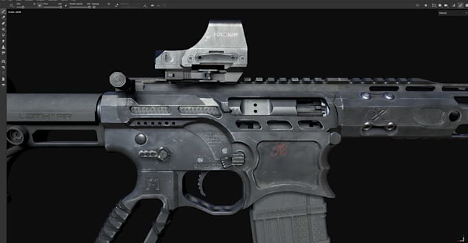 3d model weapons, vehicle, or mechs