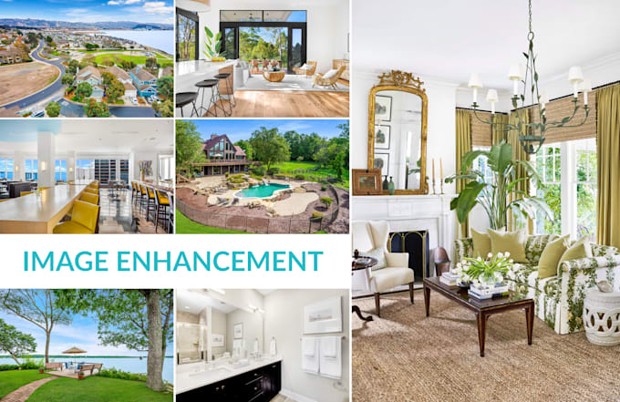 do real estate photo editing for flambient, hdr and  single exposure