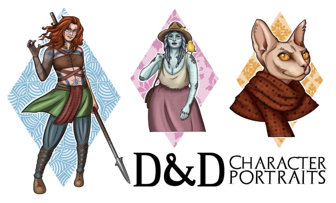 Art] Customized DND character I made for a client. What do you think? : r/ DnD