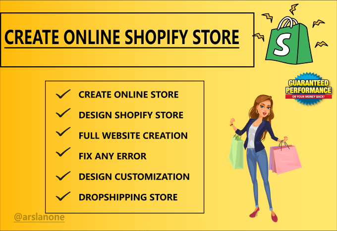 Top 10! I will do shopify website design, shopify store, dropshipping store