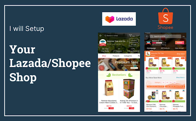 Set Up A Lazada Or Shopee Store From Scratch By Thedigitalleap Fiverr