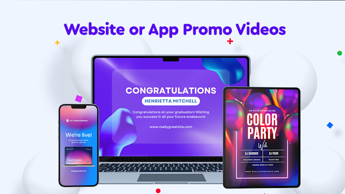 do a website and app promo or explainer video