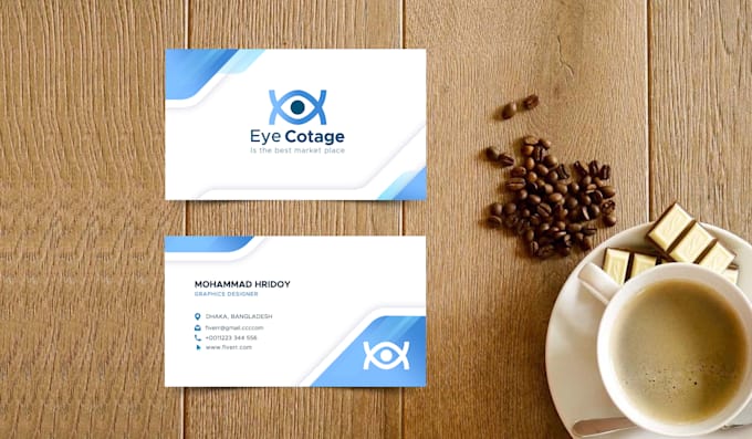design any logo, business card in a 1 day