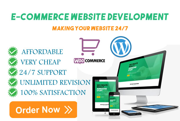 create fast responsive wordpress ecommerce website design