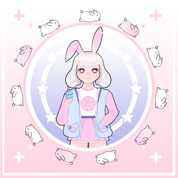 draw your character in a kawaii style