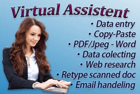 do data entry, copy paste, web research