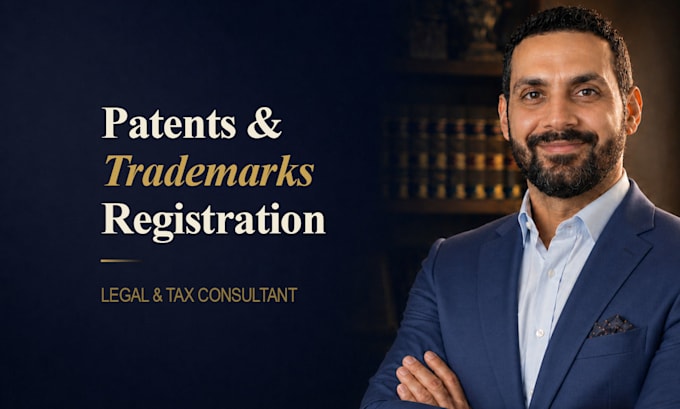 register trademarks, patents, designs and copyright