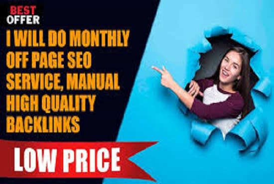 manual recurring monthly SEO agency white hat backlinks package