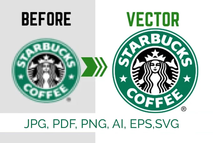 professionally vector trace, redraw logo or image in high resolution