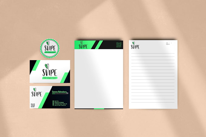 create corporate brand identity and stationery design
