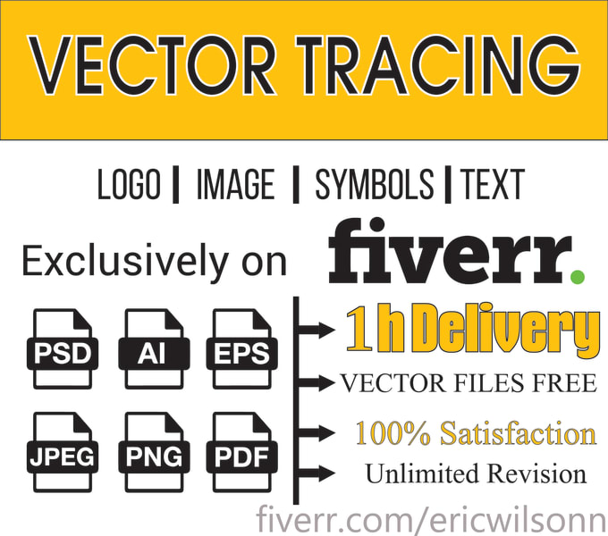 Hire a freelancer to do vector tracing, vectorize image, convert logo to vector