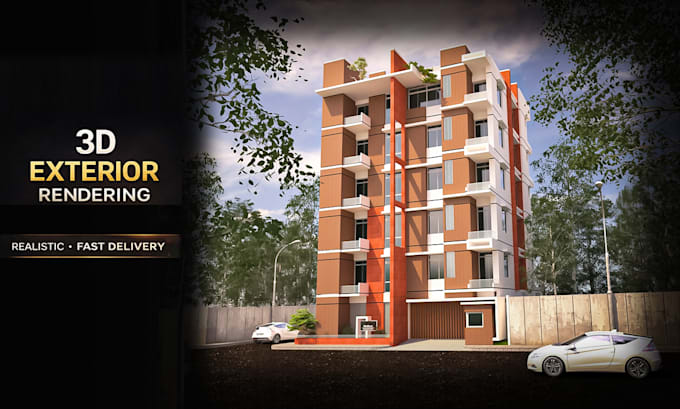 create photorealistic architectural 3d visualization