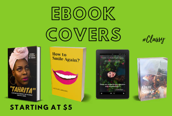 Design eye catching book and ebook covers by Tahrita | Fiverr