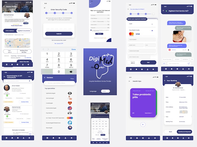 Design interactive mobile app prototype by Menabekheit | Fiverr