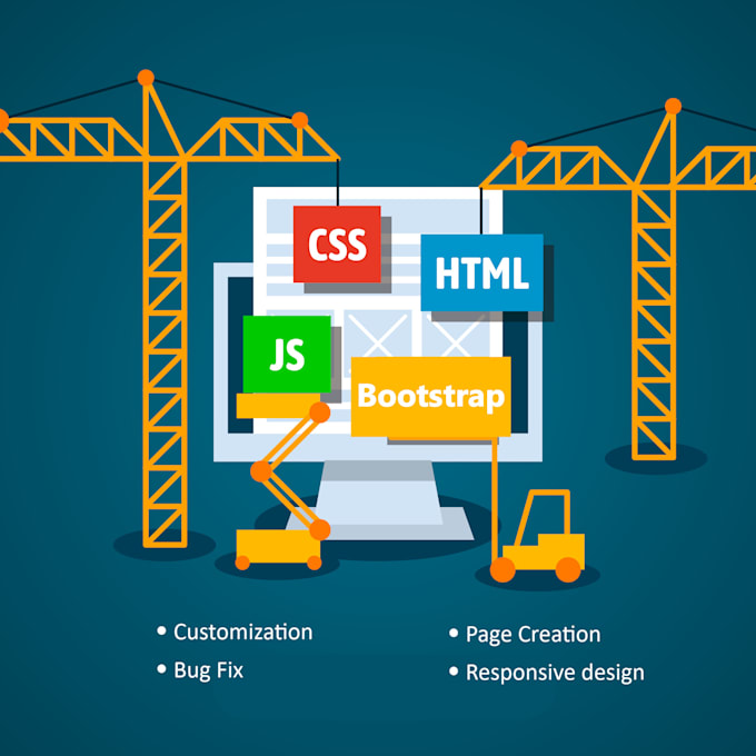 Create a website using html, css, js, and bootstrap by Coding_webster ...