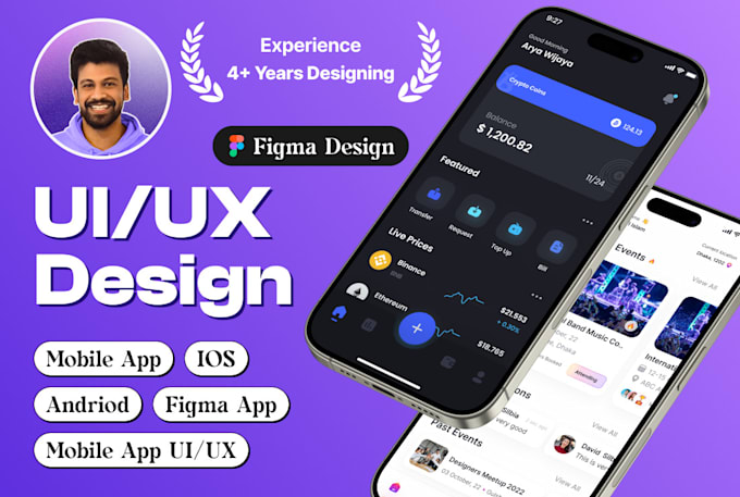 do amazing website or mobile app ui ux design in figma