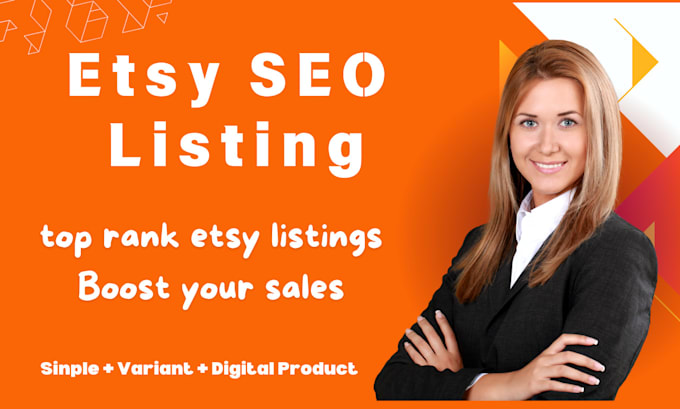 etsy SEO optimized product listing and upload