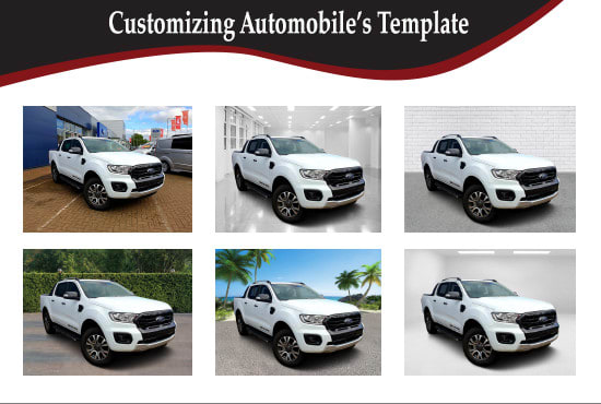 do automotive, car image background remove or editing