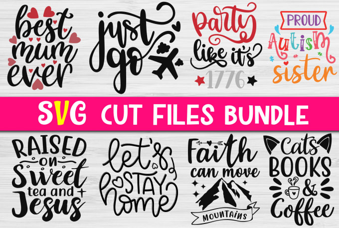 Provide Svg Cut Files Design Bundle For Etsy And Others By Hbiplob730 Fiverr