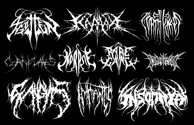 Make a brutal death metal logo by Jandivis | Fiverr