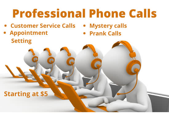 make professional phone calls for you
