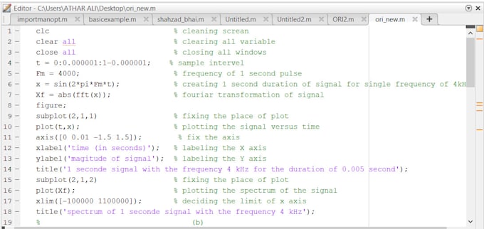 Solve your matlab and python tasks especially in image processing by ...