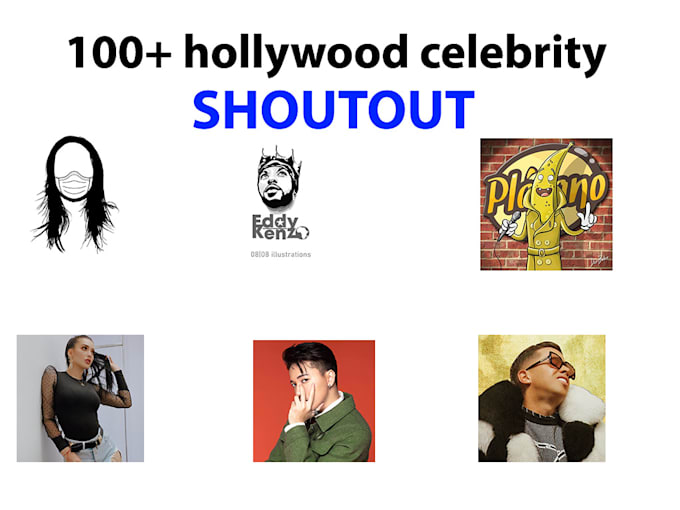 Get you shoutout from a celebrity by Thebhawanigarg | Fiverr