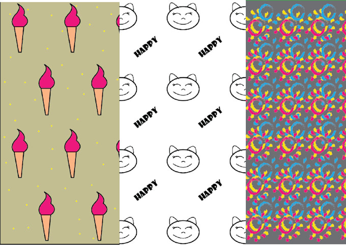 design vector and cute patterns
