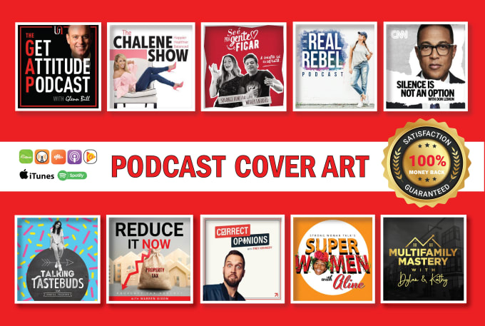 Design professional podcast cover art or podcast logo by Design ...