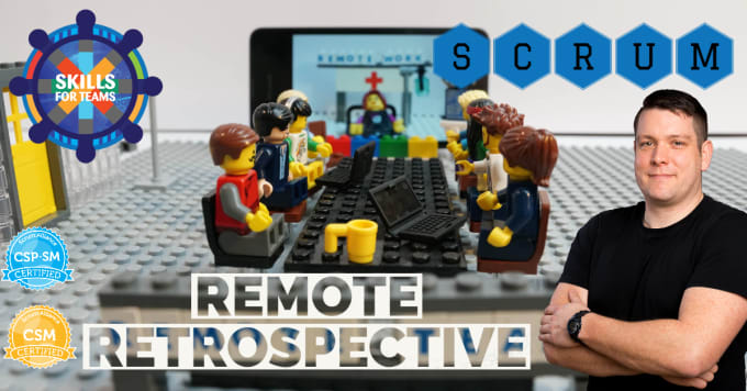 I will hold a scrum retrospective remote as a scrum master