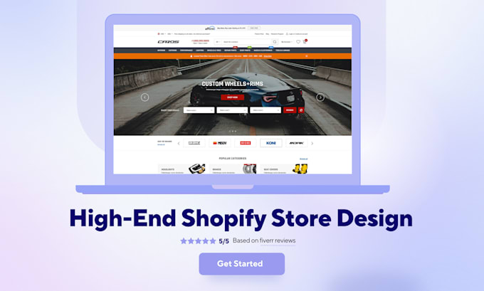 build automated shopify dropshipping store or brand website
