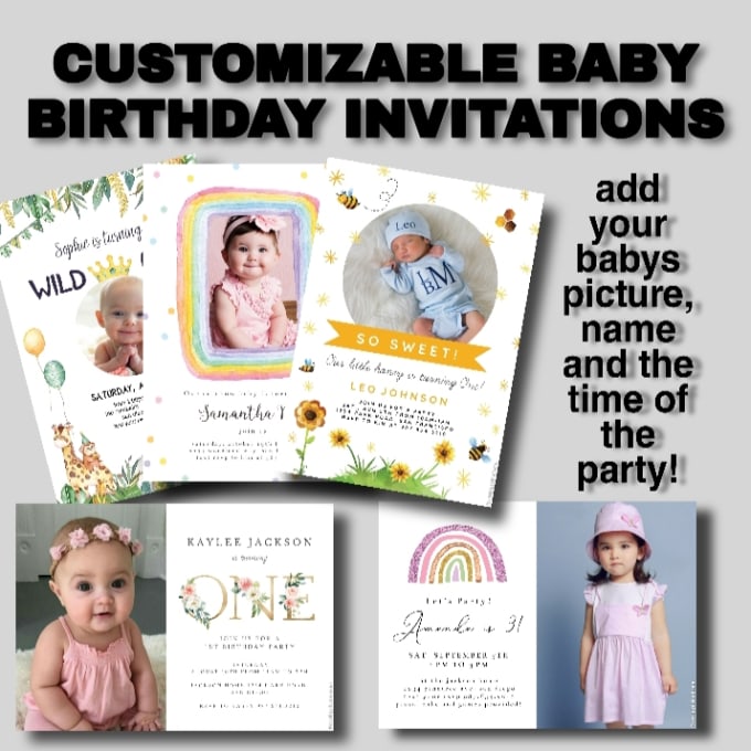 customize your invitations