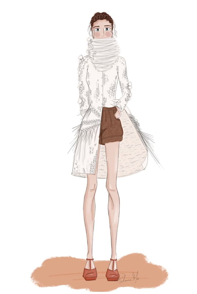 Create a fashion illustration for you by Dear_mae | Fiverr