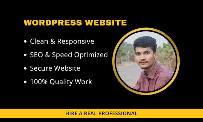 create modern wordpress site with responsive design