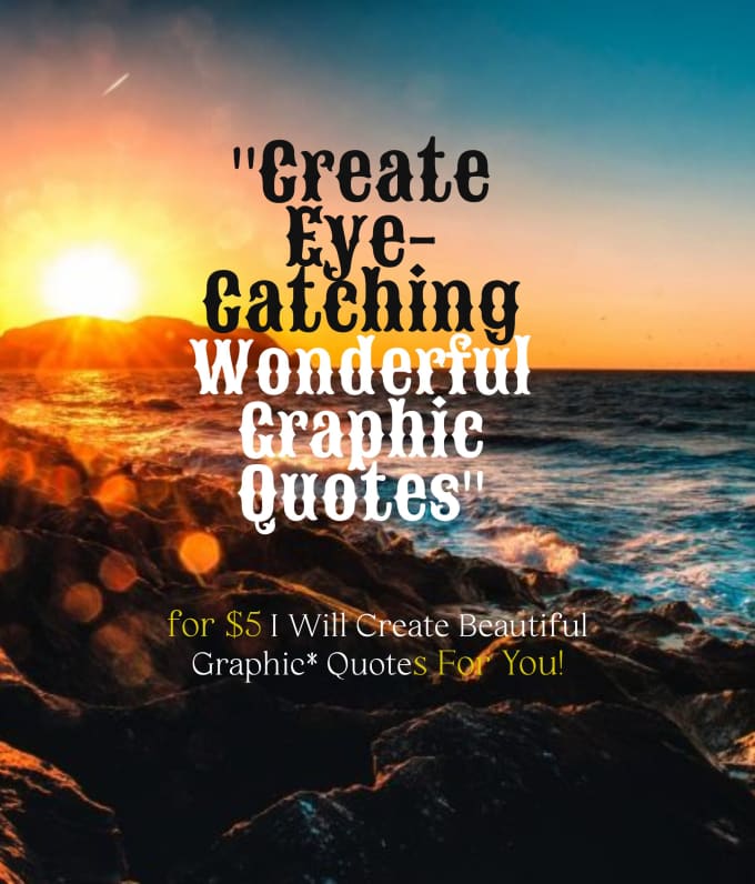Create eye catching quotes design by Arlive08 Fiverr