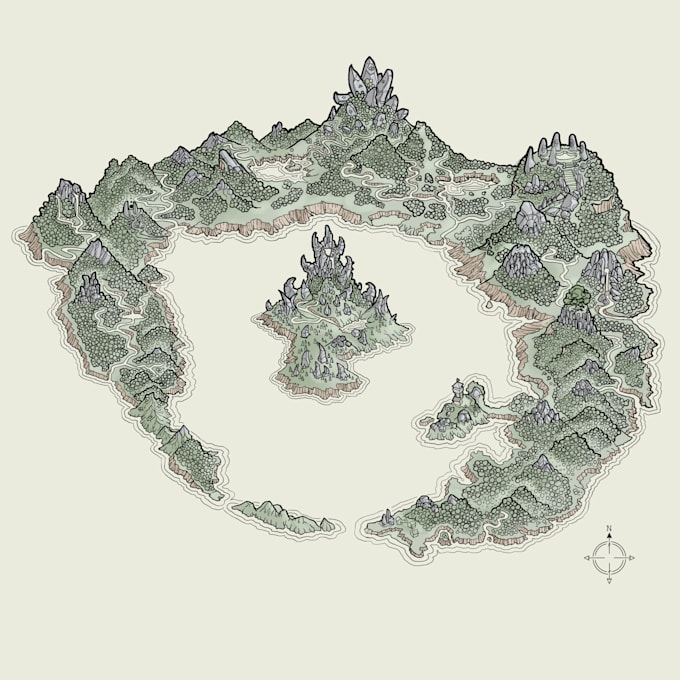 draw fantasy maps for authors and dungeon masters