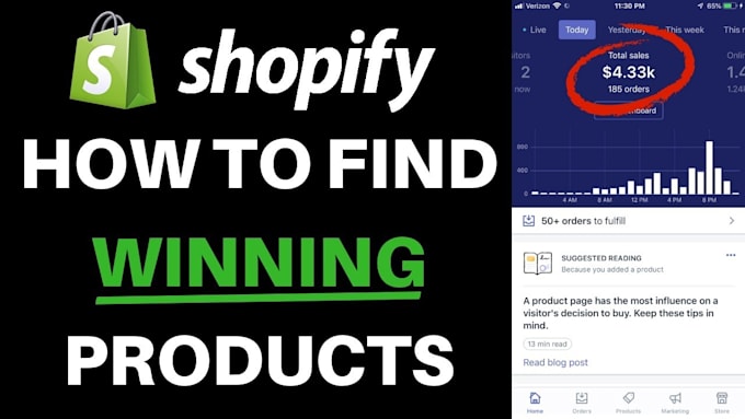 I will do shopify product research for your dropshipping store