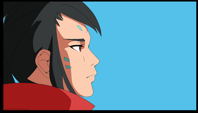 animate a 2d hand drawn animation in any style anime or western