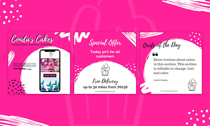 design aesthetic instagram canva templates
