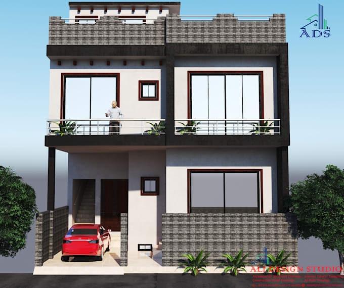 generate 3d house rendering perfectly