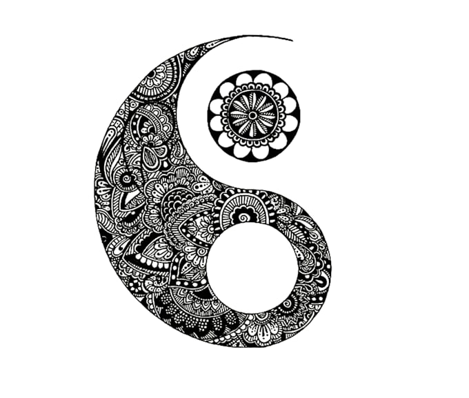 do mandala doodle zentangle design